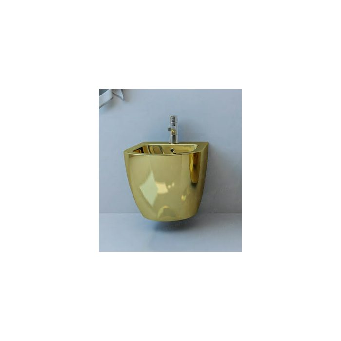 Hanging bidet MEPA, glossy gold
