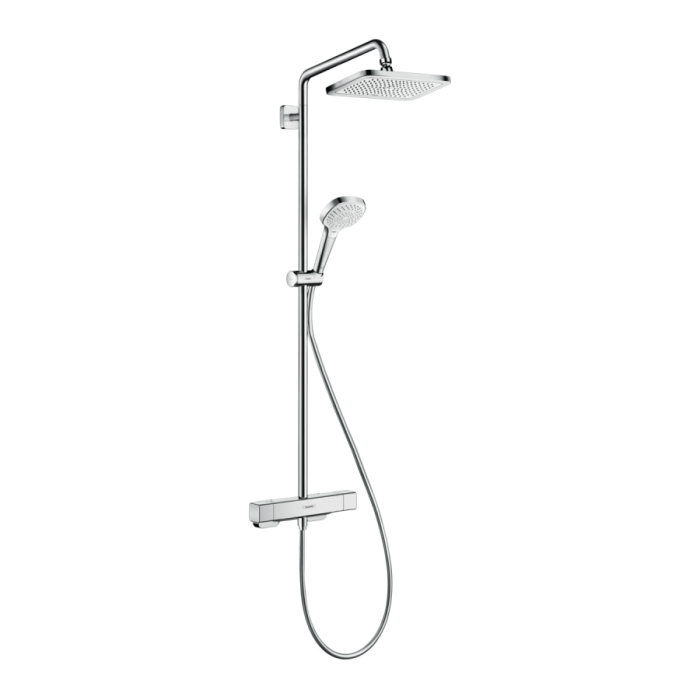 Termostaatiline vihmadušisüsteem HANSGROHE Croma E Showerpipe 280 1 jet, 27630000