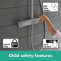 Termostaatiline vihmadušisüsteem HANSGROHE Croma E Showerpipe 280 1 jet, 27630000