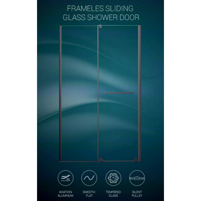 Shower doors MEPA Black Nero I (Various size options)