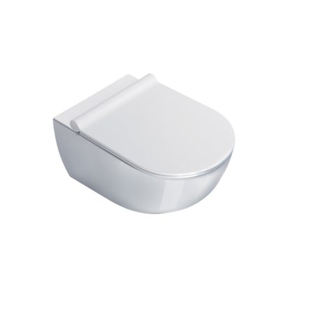Rippuv WC-pott CATALANO Sfera Rimless koos Slim Slow close kaanega