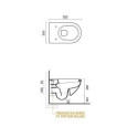 Подвесной унитаз CATALANO Sfera Rimless с крышкой Slim Slow close, черный матовый