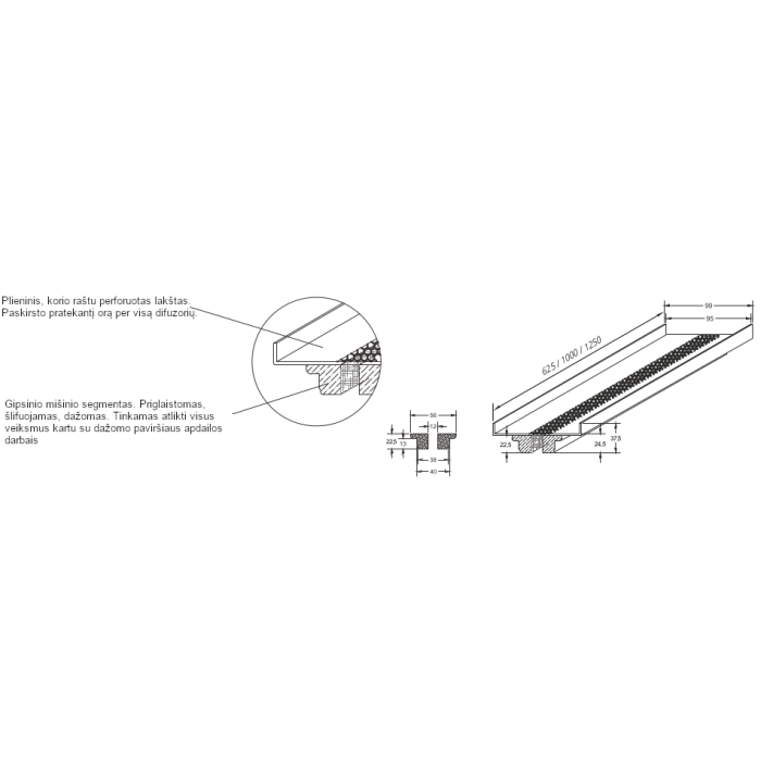 Plush cuddly diffuser VENTMANN Line 2, L - 625 mm