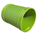 Connection for duct UBBINK Air Excellent 75 mm