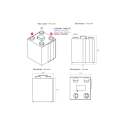Plate heat exchanger with enthalpy heat exchanger BROFER 370 m³/h RDCD50SHE+4BRF