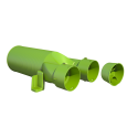 Difuzori kast 180° UBBINK Air Excellent Dn 125 - 2 x Dn 75