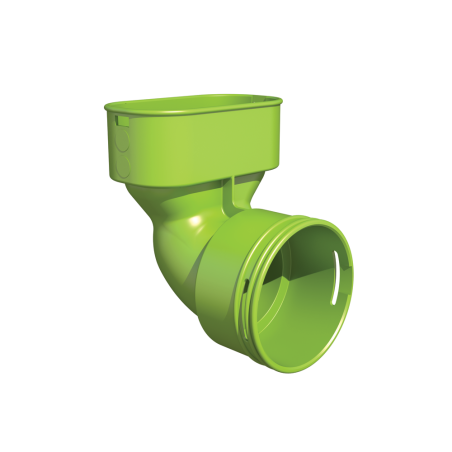 Elbow 90° horizontal UBBINK Air Excellent DN 75 - 100 x 50 mm
