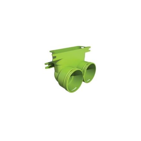 Adapter UBBINK Air Excellent 2 x Dn 75 - Dn 140 x 50 mm