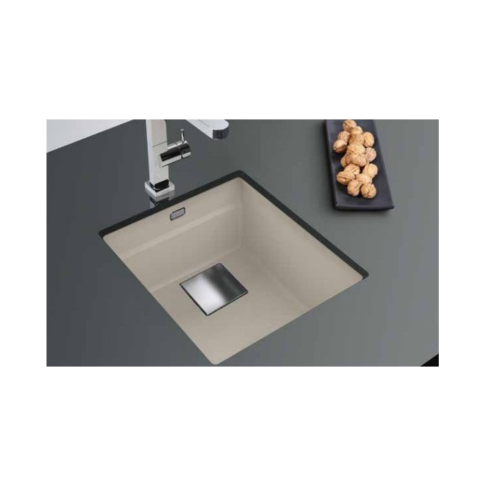 FRANKE KUBUS 2 KNG 110-52 stone (granite) sink, black-matt