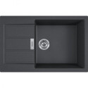 Franke Sirius S2D 611-78XL kitchen sink, 78x50 cm, "Carbon" (black)