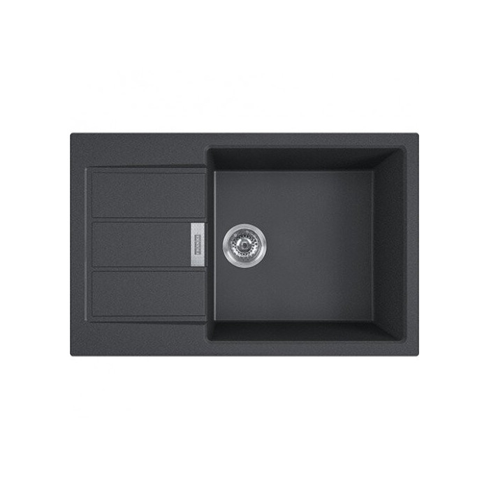 Franke Sirius S2D 611-78XL kitchen sink, 78x50 cm, "Carbon" (black)