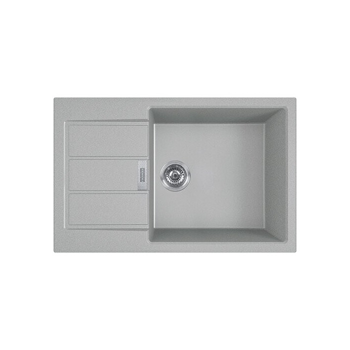 Franke Sirius S2D 611-78XL kitchen sink, 78x50 cm, "Urban" gray
