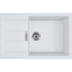 Tektonito kraanikauss FRANKE Sirius S2D 611-78XL, 78x50 cm, arktiline valge