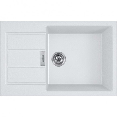 Tektonito kraanikauss FRANKE Sirius S2D 611-78XL, 78x50 cm, arktiline valge