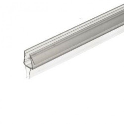 Sealing strip for the bottom of frameless shower cabin doors BALTIJOS STIKLAS 600 mm