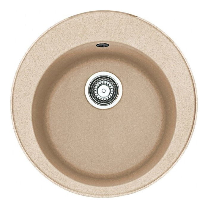 Kivimassi (graniit) kraanikauss FRANKE Ronda ROG 610-41, 51 cm, liivakarva, ummistuva ventilatsiooniga