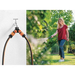 2-aukse väljalaske kollektor CLABER Quick-Click 3/4'' keskel, 8598