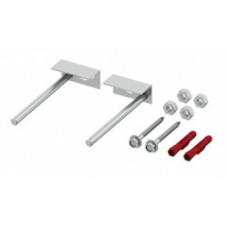 The fastening element is designed for mounting TECEprofil modules to the wall.