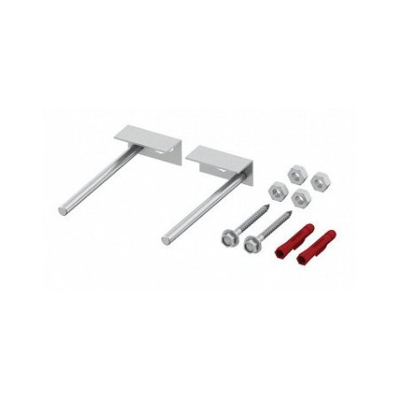 The fastening element is designed for mounting TECEprofil modules to the wall.