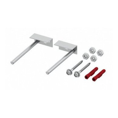 The fastening element is designed for mounting TECEprofil modules to the wall.