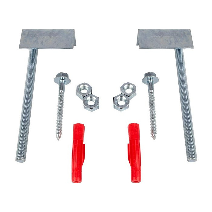 The fastening element is designed for mounting TECEprofil modules to the wall.