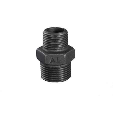 Соединение редукционное квадратное GRODITZER FITTINGS (A.L.) 1"" x 1/2"" в/в, черное