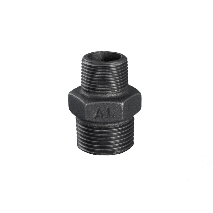 Ühendus reduktsiooniga GRODITZER FITTINGS (A.L.) 1"" x 3/4"" i/i, must