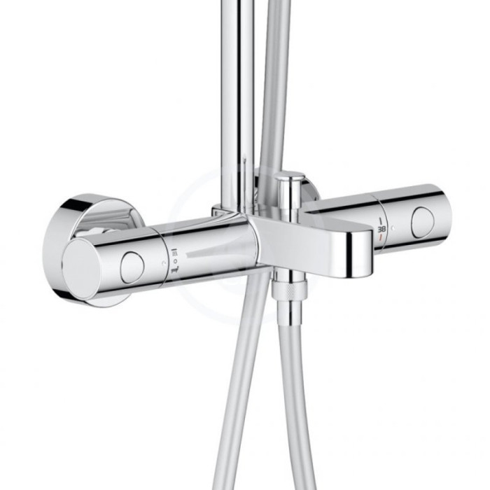 Termostaatiline vann-dušisüsteem GROHE Euphoria 260 koos valge Euphoria 110 massaažidušiga