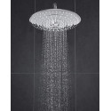 GROHE Euphoria 260 thermostatic bath-shower system with white Euphoria 110 massage hand shower