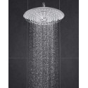 GROHE Euphoria 260 thermostatic bath-shower system with white Euphoria 110 massage hand shower