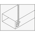 L-shaped duct connector (with dampers) NICZUK UWL
