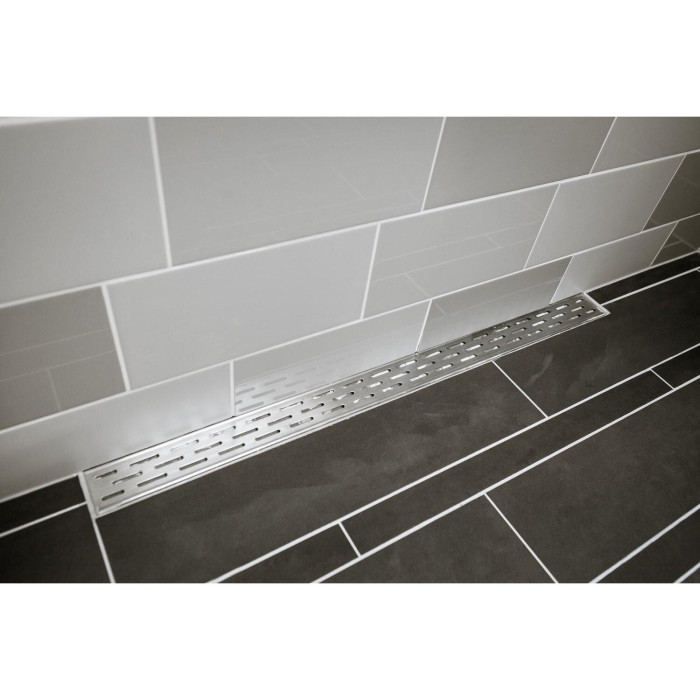 Комплект душевого трапа ACO ShowerDrain C с вертикальным фланцем, с решетками Slot 3 в 1 (выбор различных длин)