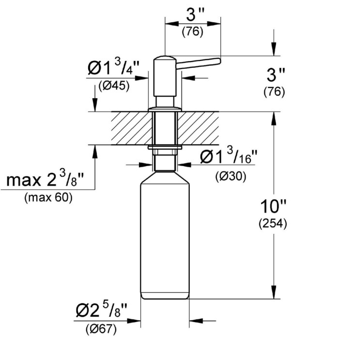Дозатор жидкого мыла GROHE Contemporary