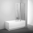 Two-part folding bath screen RAVAK CVS2 (From the exhibition)