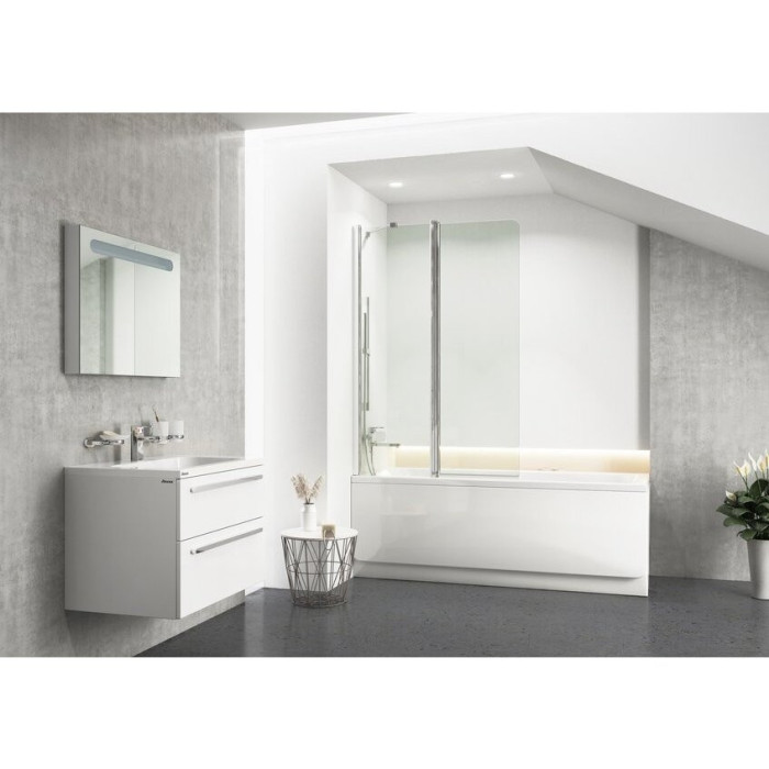 Two-part folding bath screen RAVAK CVS2 (From the exhibition)