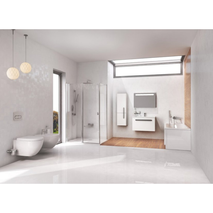 Hanging bidet with RAVAK Uni Chrome bidet mixer (From exhibition)
