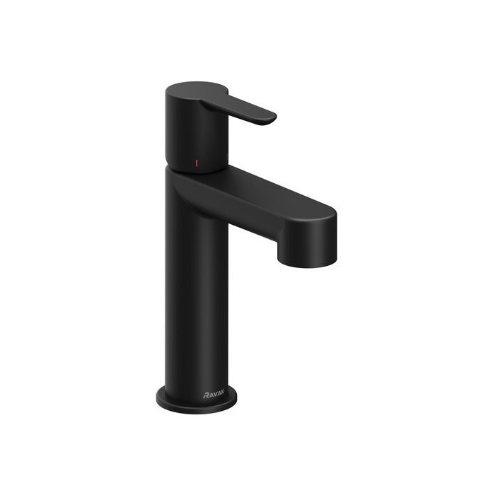 RAVAK Puri sink mixer, non-overflow, black-matt