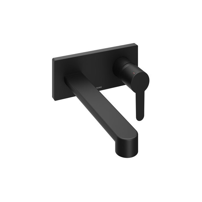Built-in sink mixer with built-in part RAVAK Puri, black-matt