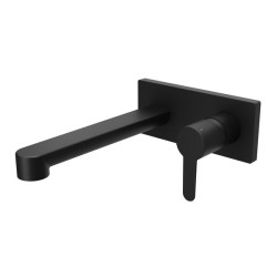 Built-in sink mixer with built-in part RAVAK Puri, black-matt