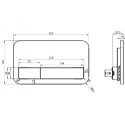 Potikenduse raam komplekt VILLEROY & BOSH ViConnect Subway 2.0 Ceramic plus katte ja nupuga (6 in 1)
