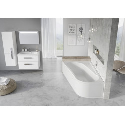 Акриловая асимметричная ванна RAVAK Chrome 1600 x 1050, левая (Из экспозиции)