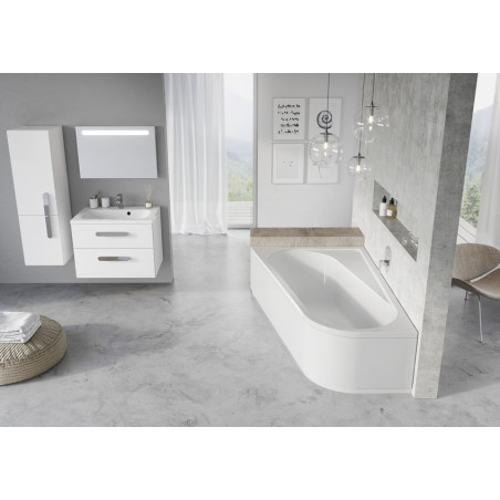 Acrylic asymmetric bathtub RAVAK Chrome 1600 x 1050, left (From the exhibition)