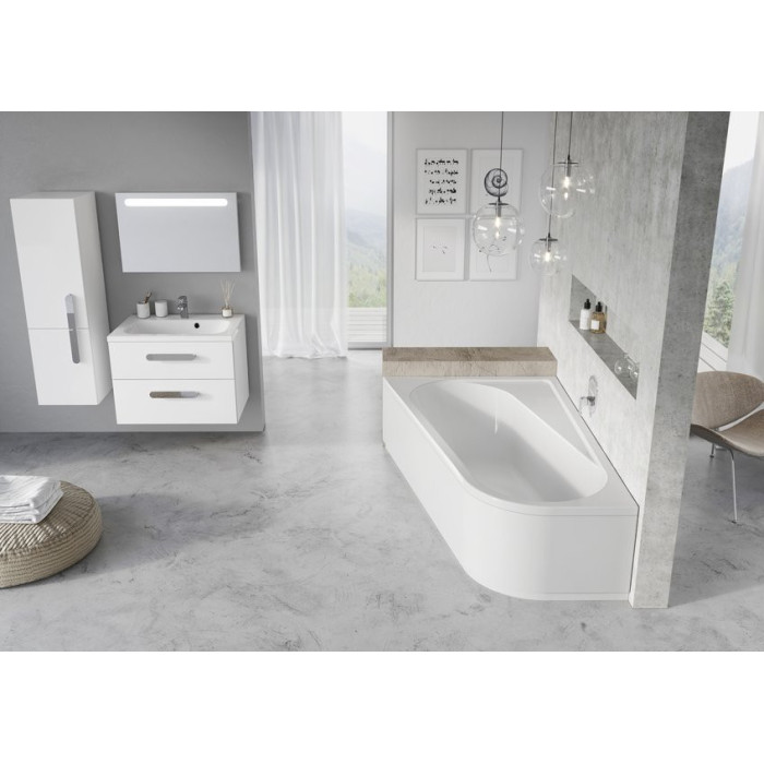 Akrüülne asümmeetriline vann RAVAK Chrome 1600 x 1050, vasak (Näidistootena)