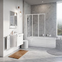 Acrylic asymmetrical bathtub RAVAK BeHappy II 1500 x 750, left (From the exhibition)