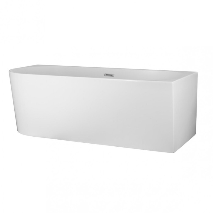 Acrylic bathtub MEPA free corner, right 170 x 80 cm, (Overflow is a siphon cover feather for optional)