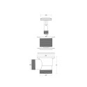 Acrylic bathtub MEPA Free Slim C, 150 x 75 cm
