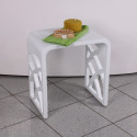 MEPA 9246 stone mass chair, white-matt