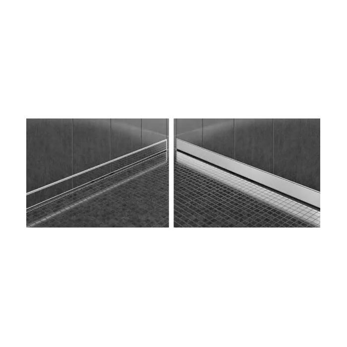Wall gutter with adhesive tile "Dry" (Various length options)