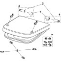 TECE Classic toilet seat with slow descent