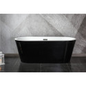 Акриловая ванна MEPA Black I, 170 x 80 см, (Переполнение из сифона с крышкой пера по выбору)